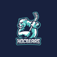 Bear Hockey Logo