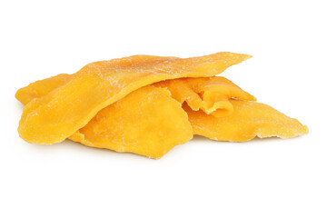 dried mango isolated on white background