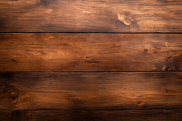 Fototapeta premium Rustic wooden background with dark brown planks, showcasing natural grain and texture, perfect for design projects or as backdrop