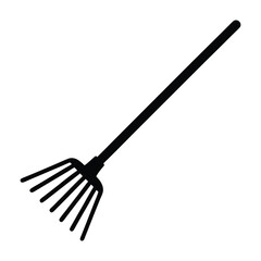 garden tools isolated on white