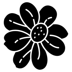 Chocolate Cosmos Icon For Design Elements