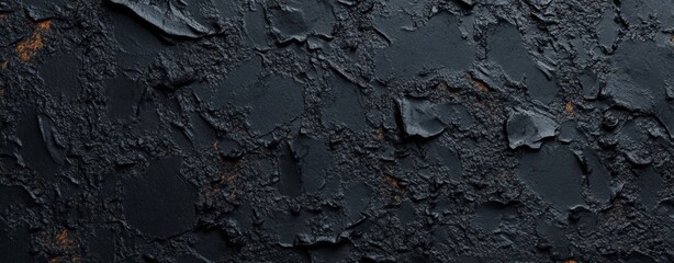 Fototapeta premium Dark Asphalt Texture with Rough Cracked Surface for Background or Construction Concept