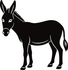 donkey vector illustration