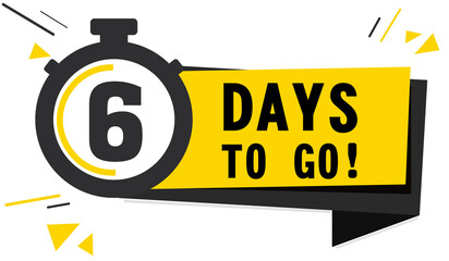 Conto alla rovescia sinistra giorni banner. contare la vendita a tempo. Nove, otto, sette, sei, cinque, quattro, tre, due, uno, zero giorni rimasti. Illustrazione