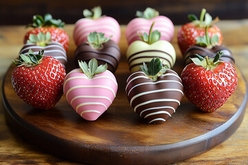 heart shaped chocolate