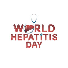 "World hepatitis day" hepatitis, virus, medicine, prevention, care, concept, anatomy, inflammation, july, symbol, disease, global
