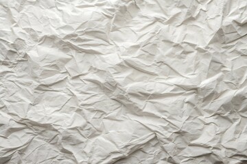 Obraz premium Wrinkled white paper texture with subtle creases and folds, creating a soft, organic background surface.