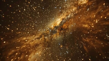 Vast cosmic landscape showcasing the beauty of stars and galaxies in deep space at night