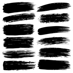 grunge brush strokes