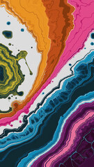 Fototapeta premium hires Abstract seamless pattern Marble material texture with different designs and types 