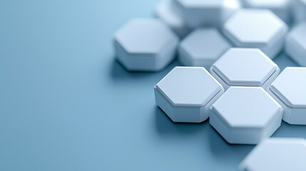 Hexagon Tiles Geometric Abstract Background Pattern Design for Presentation and Decoration Projects Graphics