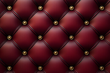 Fototapeta premium luxury red leather upholstery