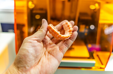 3d printer from a photopolymer material.