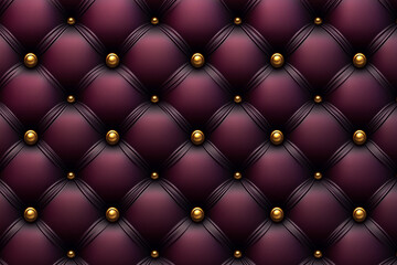 Fototapeta premium luxury red leather upholstery