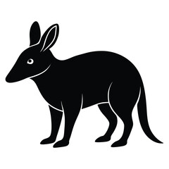 Simple Silhouette of an Anteater