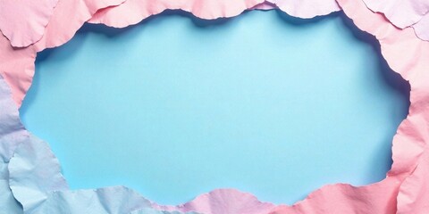 Pastel Paper Frame A Soft and Dreamy Background for Your Design Projects