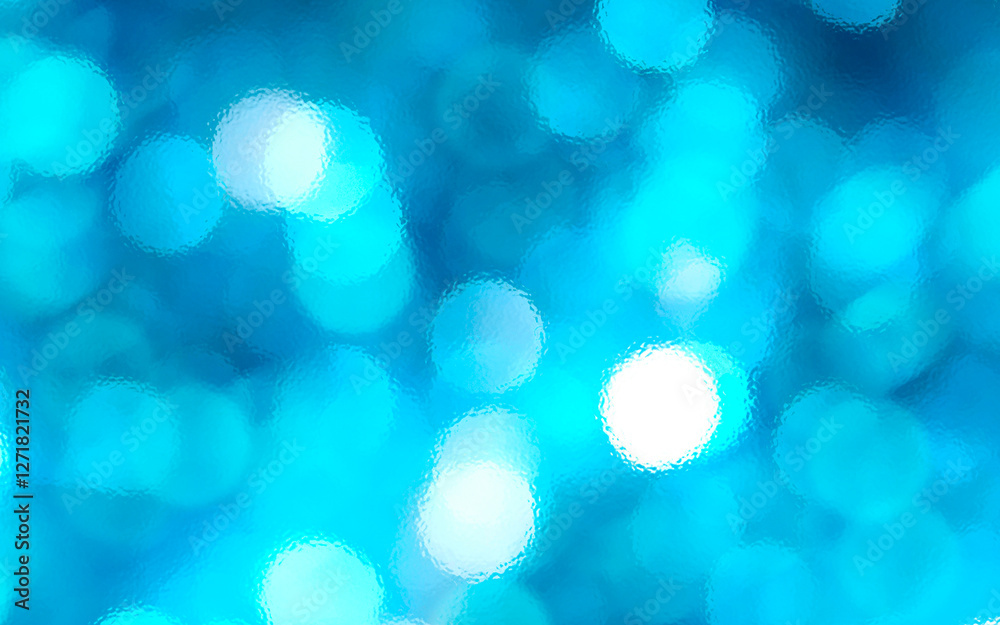Canvas Prints blue abstract bokeh background blur with glass effect