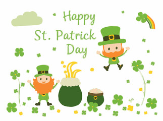 Whimsical St. Patrick's Day Vector Illustrations