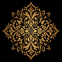 Fototapeta premium Luxurious Gold Pattern Artwork generate by AI