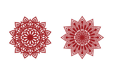 Mandala pattern in applied desgin