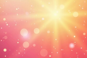 Warm Radiant Glow Abstract Background with Soft Light Burst and Sparkling Particles