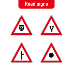 Road signs set