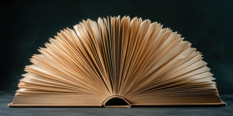 Open Book On Table