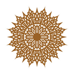 Ornament beautiful card calar mndala desgin