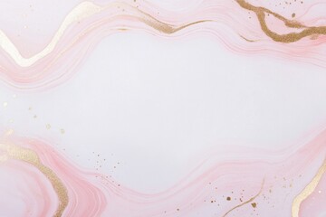 Abstract rose and gold swirl. Light, marbled effect perfect for backgrounds, invitations, or art
