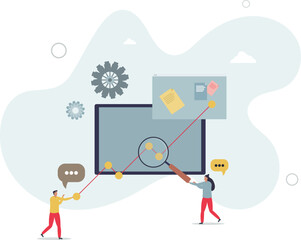 Tools and techniques for effective change management .flat character life .