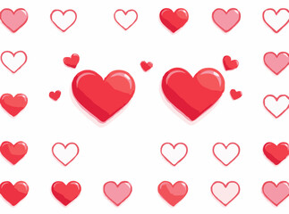 Valentine's Day Love Heart Icons