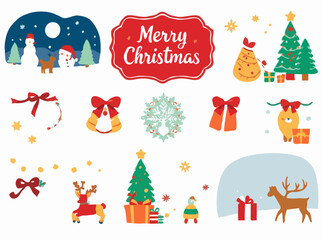 Festive Christmas Vector Illustration Collection