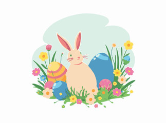Colorful Easter Theme Vectors for Projects
