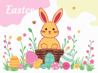 Colorful Easter Theme Vectors for Projects