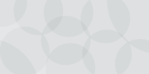 White geometric abstract background overlap layer on bright space with lines effect decoration. Modern graphic design element circles style concept for banner.