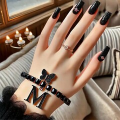 M Letter on Hand