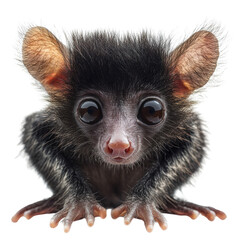 Fototapeta premium Adorable Miniature Primate with Big Eyes and Fluffy Ears