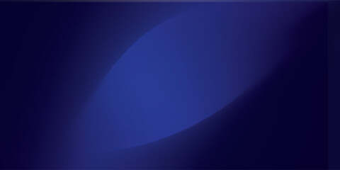 Gradient blue abstract background with a soft curve and smooth lighting
