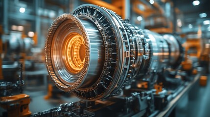 The precision beauty of industrial engines