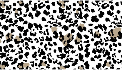 Obraz premium Wild cheetah leopard skin, seamless vector pattern, abstract animal fur, camouflage design, fabric, shirt, pillow, paper, tablecloth, carpet, rug, textile, stylish background.