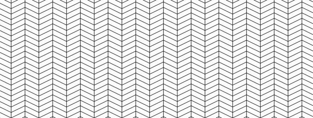 Chevron zigzag geometric seamless pattern with bold, repeating lines. Modern and stylish vector illustration for backgrounds and textiles.