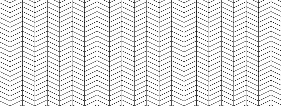 Chevron zigzag geometric seamless pattern with bold, repeating lines. Modern and stylish vector illustration for backgrounds and textiles.