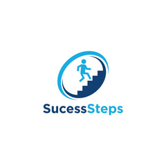 Success Steps Logo Vector