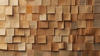 Fototapeta premium Abstract Brown Wooden Block Texture Background