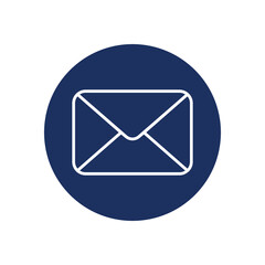 Mail icon vector stock illustration