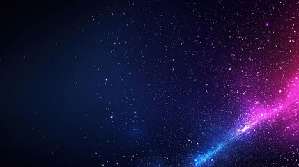 Abstract Glowing Particle Background with Blue Pink Purple Hues