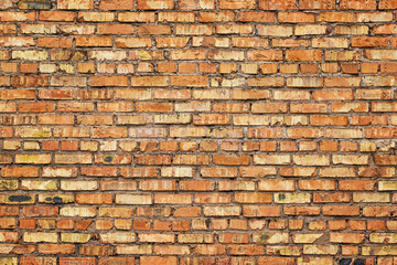 Fototapeta premium abstract background of red stone blocks, rustic brick wall