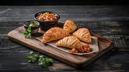 Scrumptious Latin American Pastries with Tangy Dips