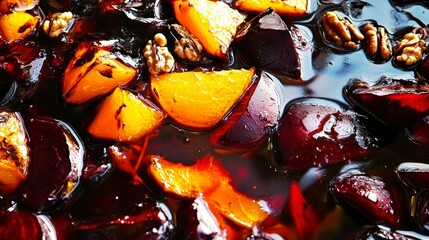 Roasted Beet and Fruit Medley: A Vibrant Fall Feast