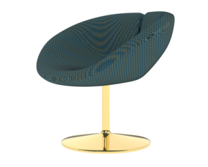 Armchair isolated on background. 3d rendering - illustration